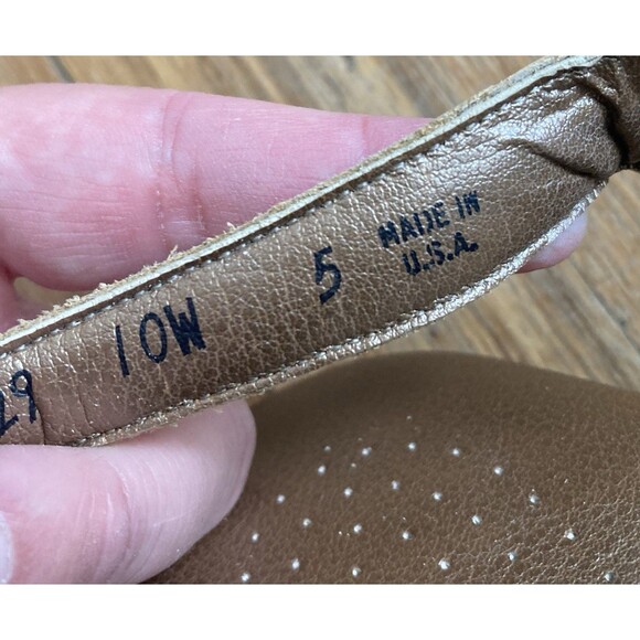 SAS Suntimer Metallic Sandal 10 WIDE Women’s Copper Comfort Casual Made in USA - Picture 6 of 14